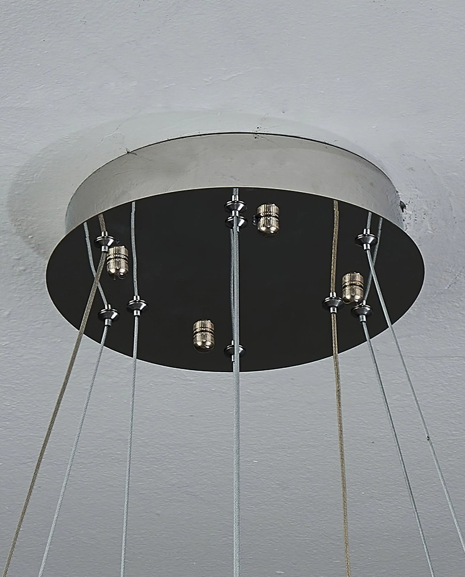 Lustra Chandelier Geometric Crystal LED Elegant - Image 15