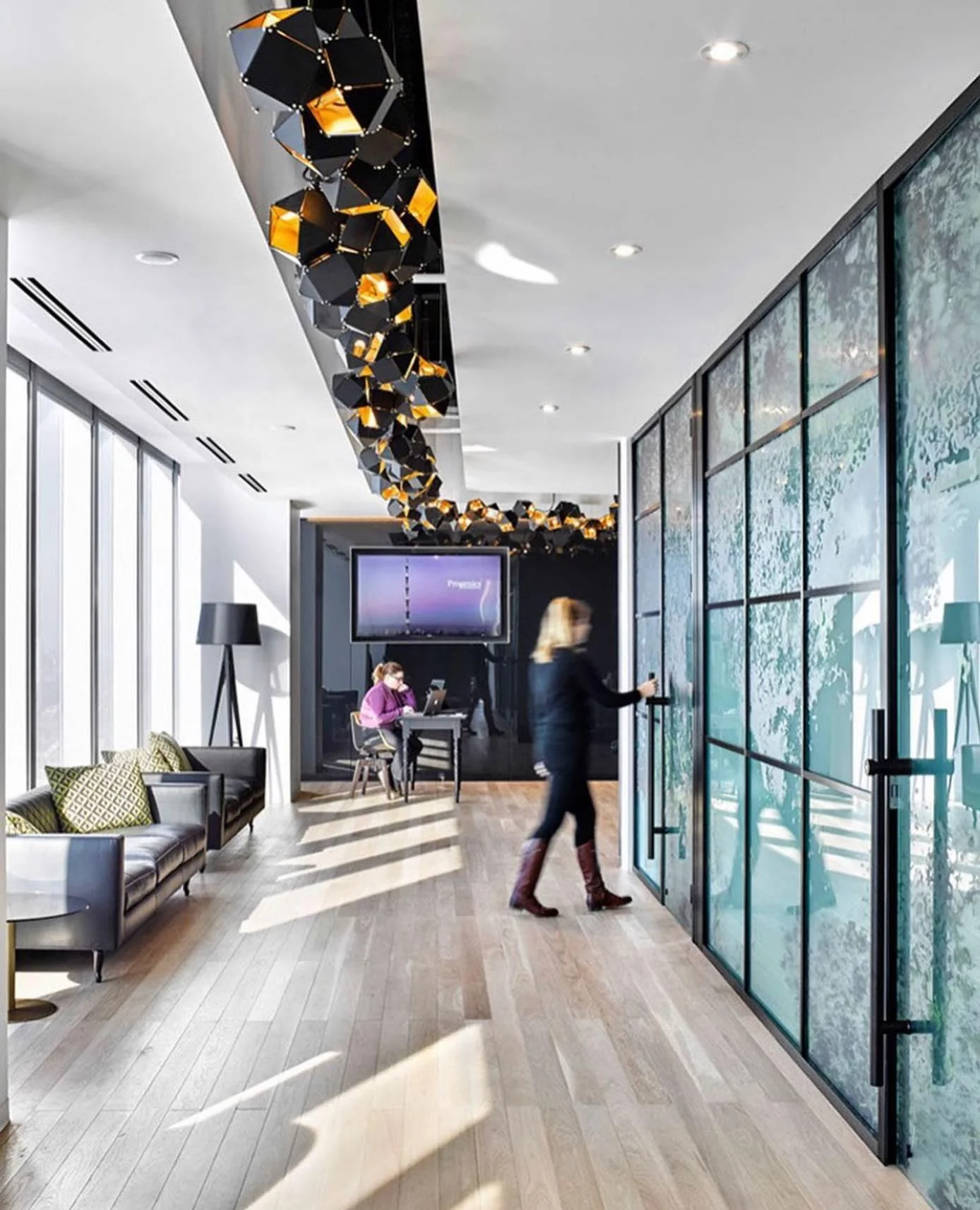 Lustra Chandelier Geometric Modern - Image 32