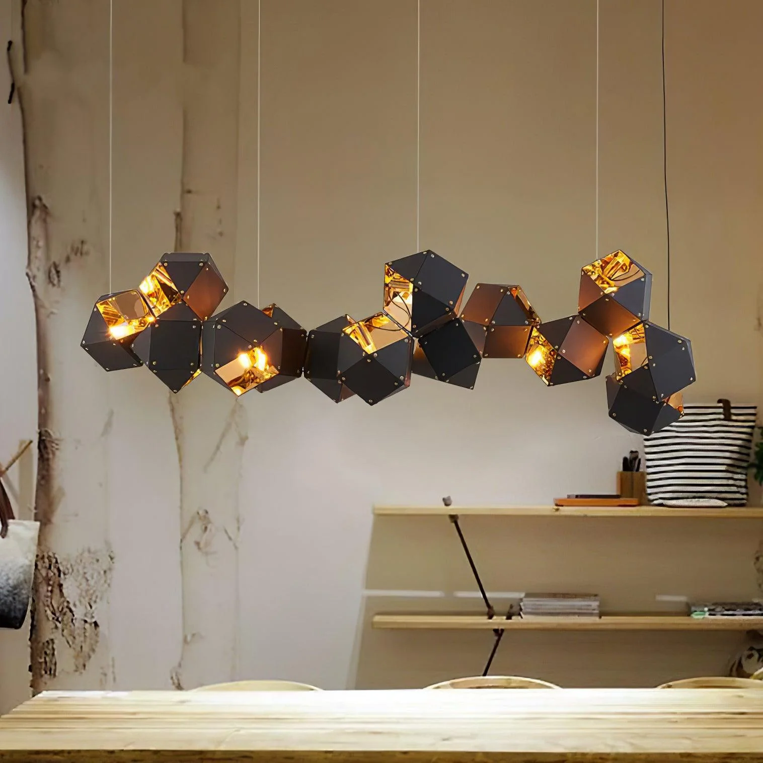 Lustra Chandelier Geometric Modern - Image 4