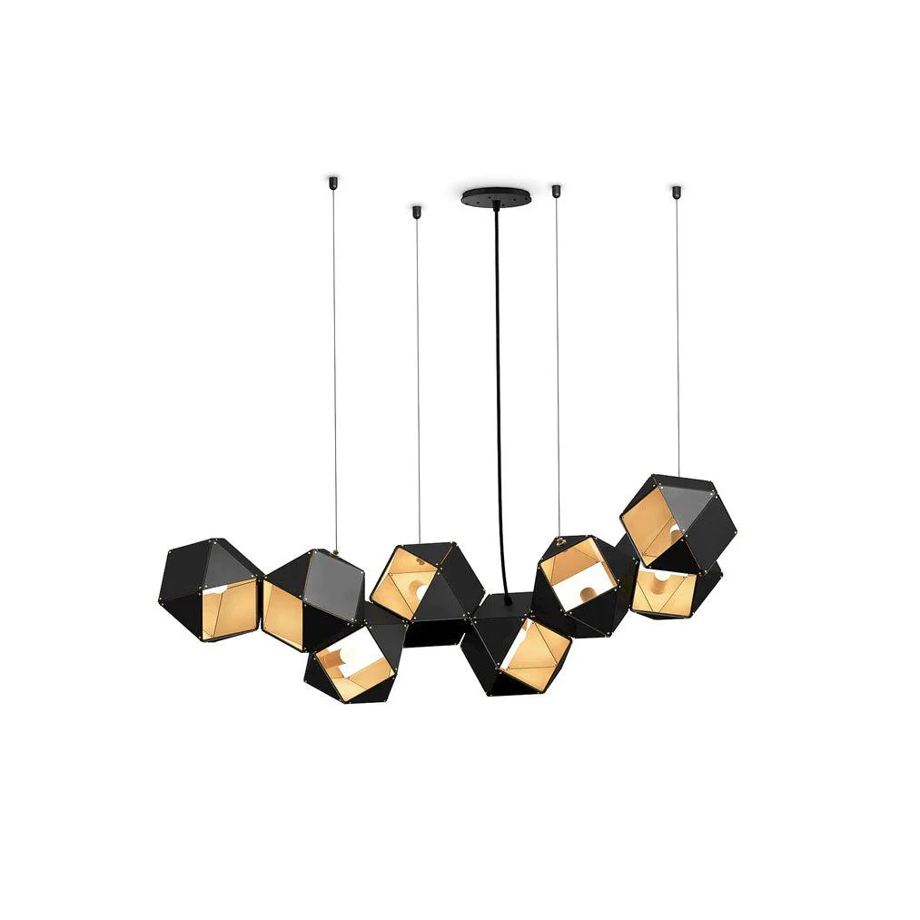 Lustra Chandelier Geometric Modern - Image 43