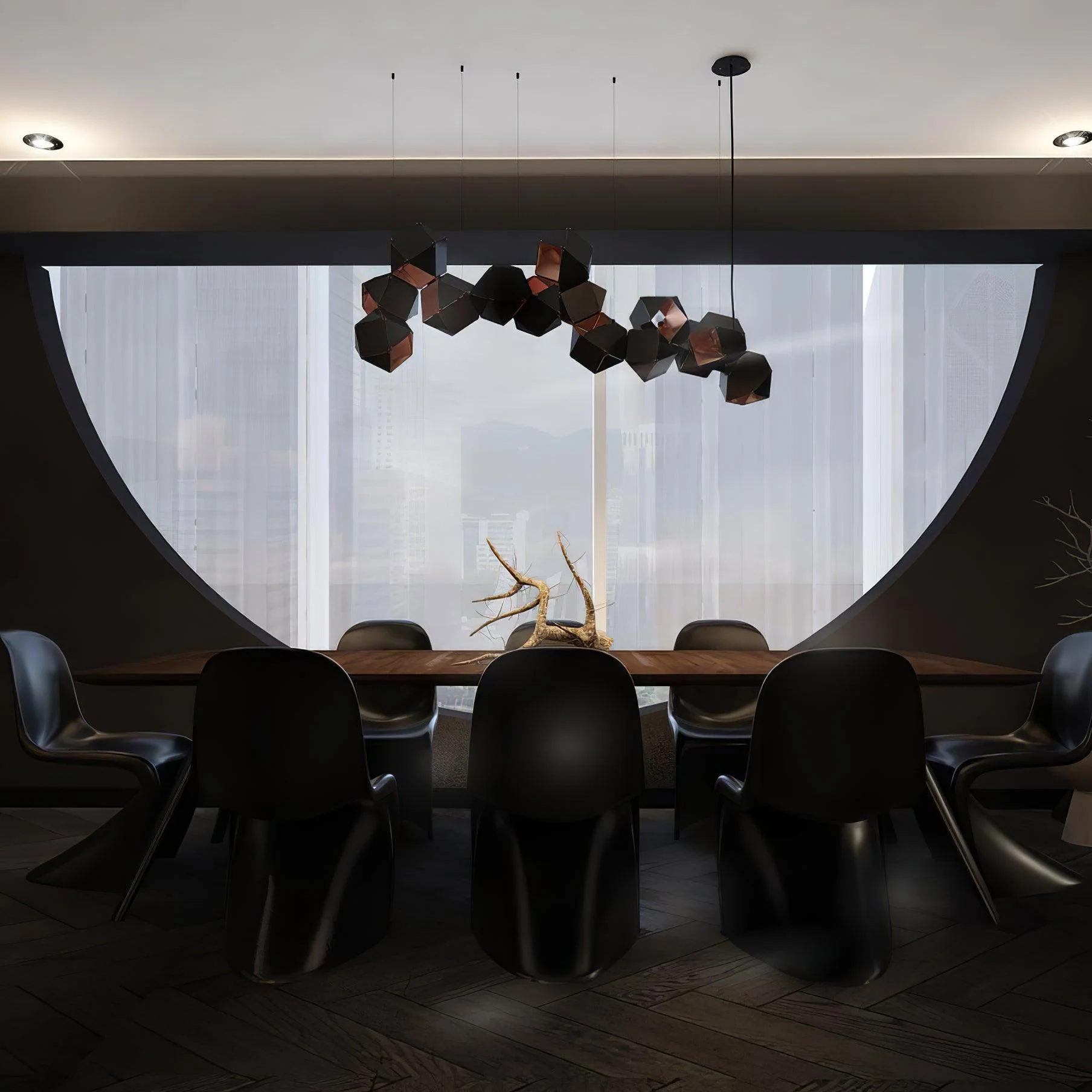 Lustra Chandelier Geometric Modern - Image 8