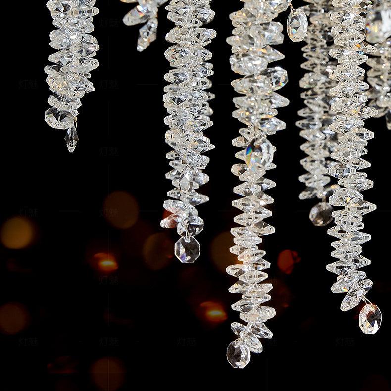 Lustra Chandelier Gold Crystal Branch Elegant - Image 14