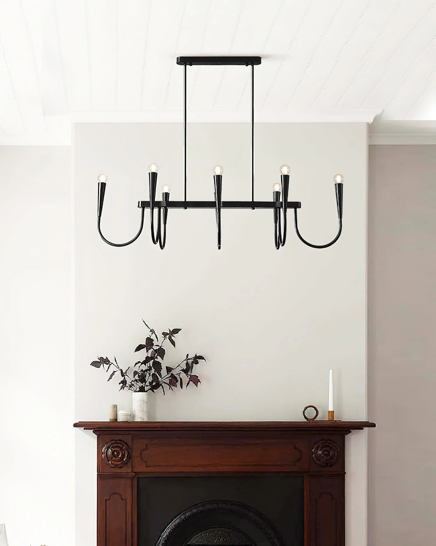 Lustra Chandelier Gold Symphony Curved Elegant - Image 15