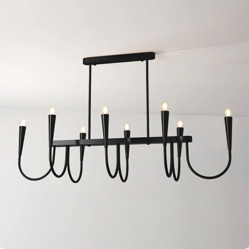 Lustra Chandelier Gold Symphony Curved Elegant - Image 6