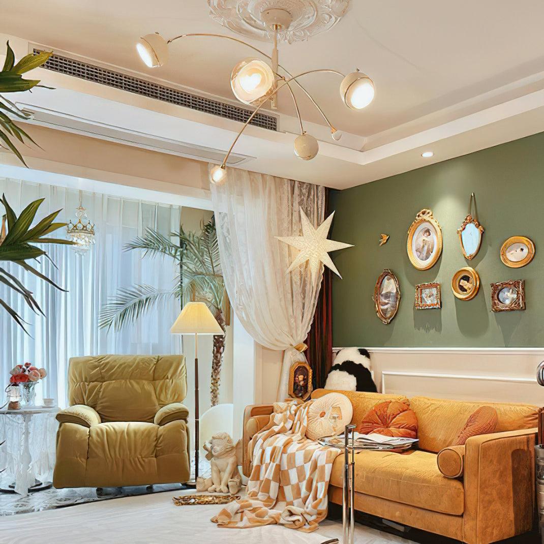 Lustra Chandelier Green Sci-Fi Elegant - Image 16