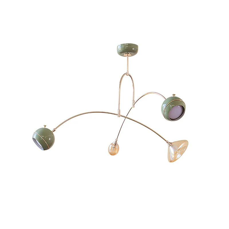 Lustra Chandelier Green Sci-Fi Elegant - Image 24