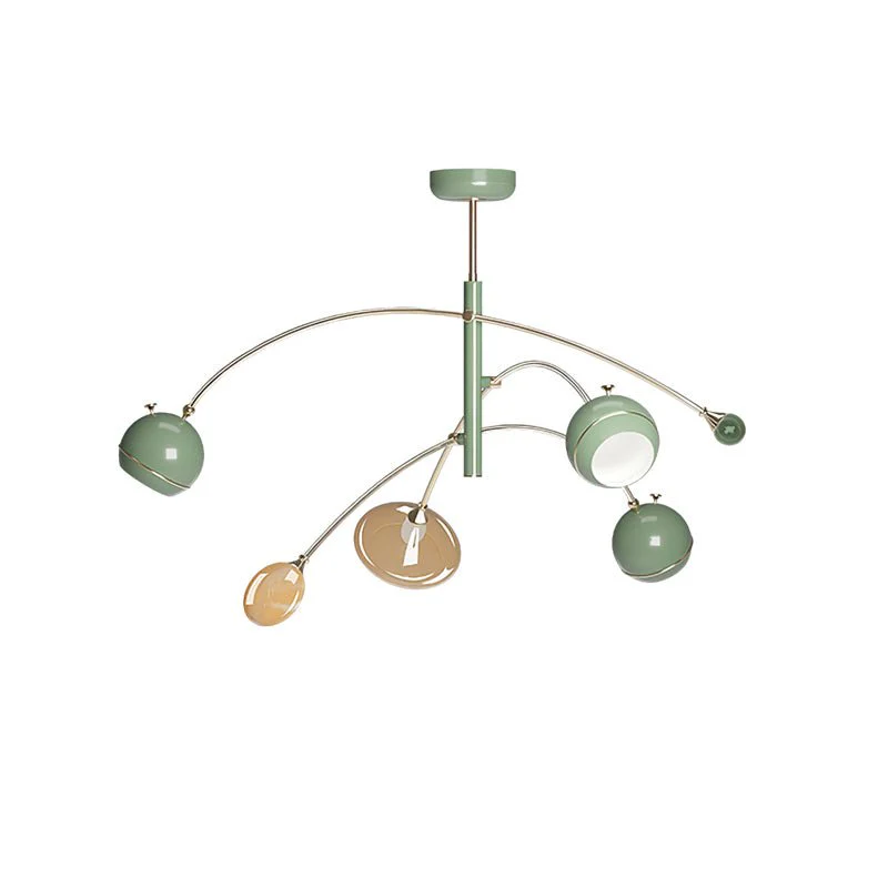Lustra Chandelier Green Sci-Fi Elegant - Image 26