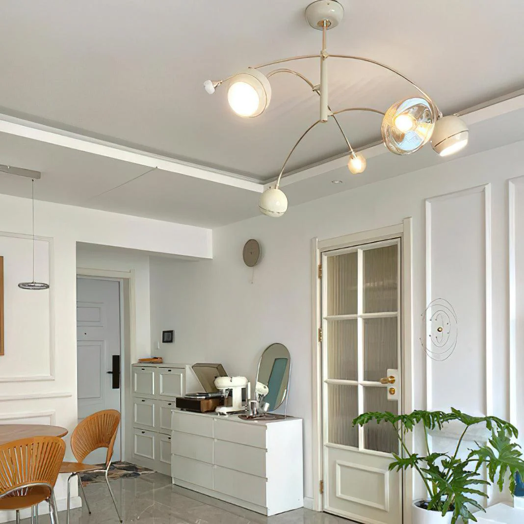 Lustra Chandelier Green Sci-Fi Elegant - Image 30