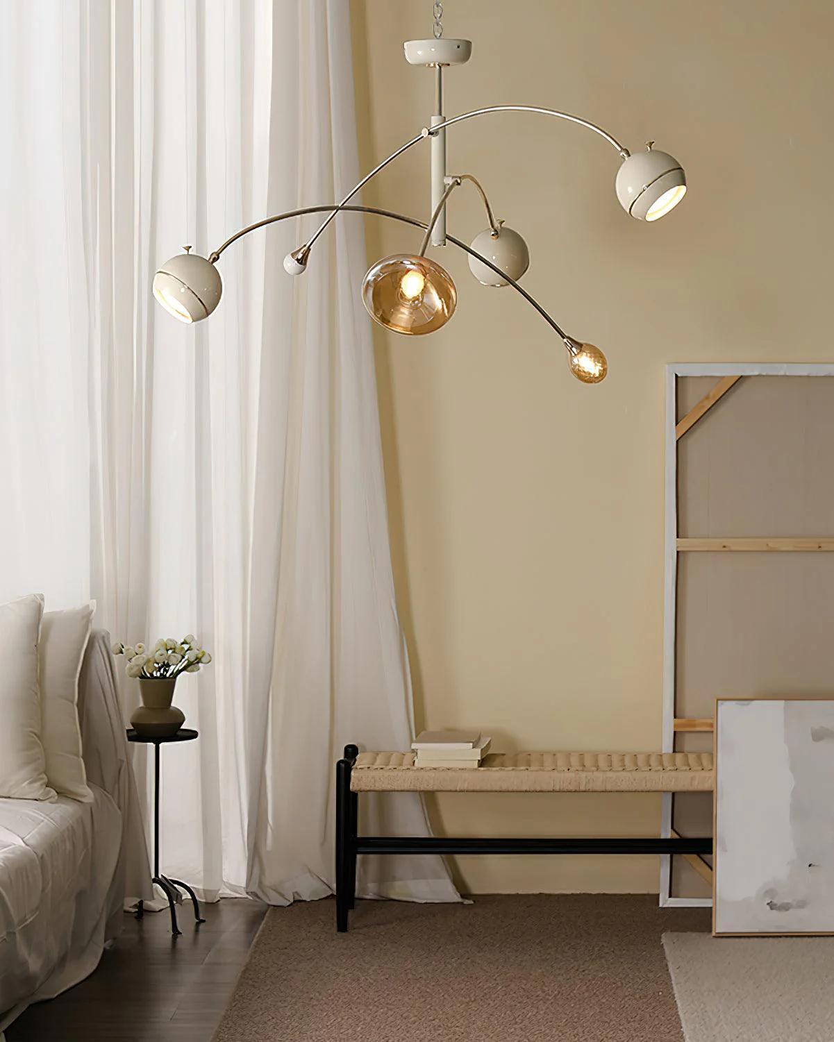 Lustra Chandelier Green Sci-Fi Elegant - Image 33