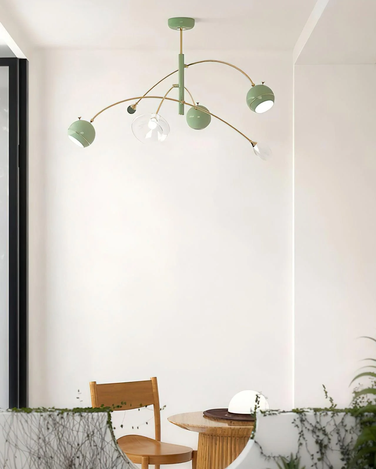 Lustra Chandelier Green Sci-Fi Elegant - Image 34