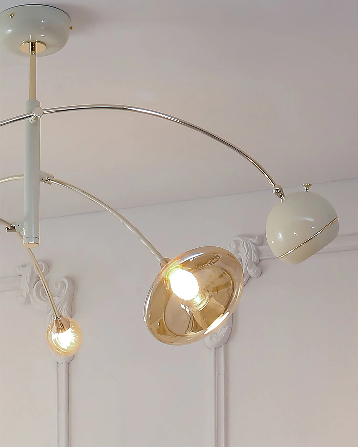 Lustra Chandelier Green Sci-Fi Elegant - Image 36