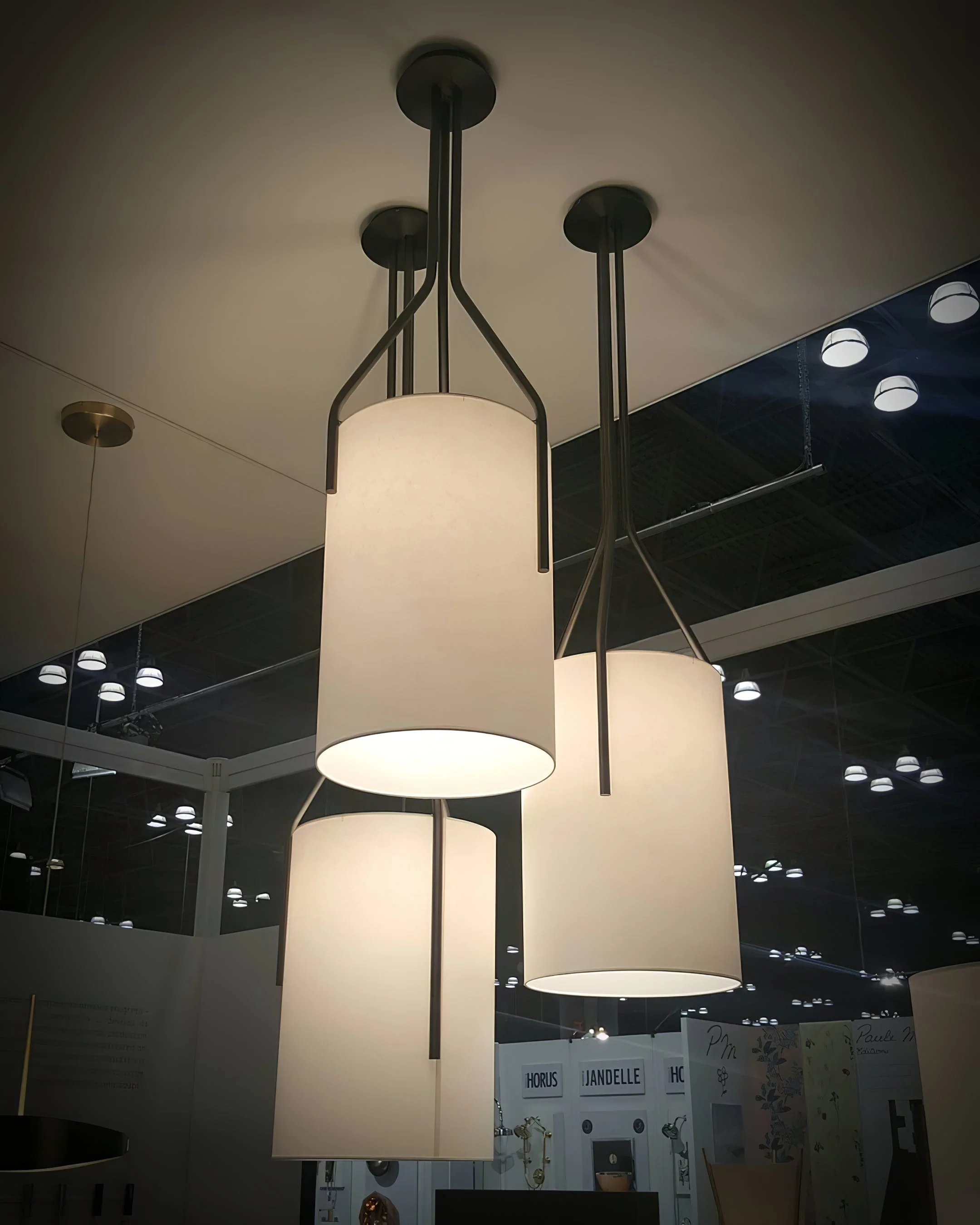 Lustra Chandelier LED 3-Lights Brass Modern - Image 111