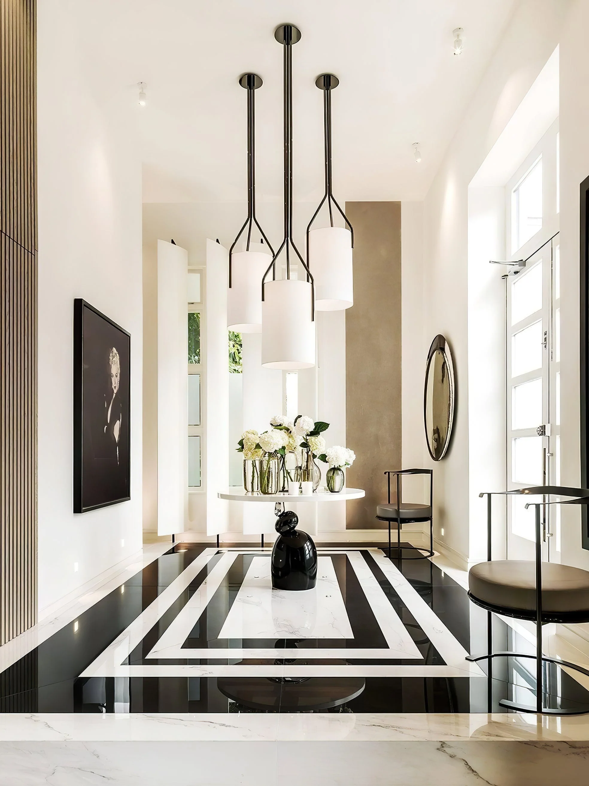 Lustra Chandelier LED 3-Lights Brass Modern - Image 24