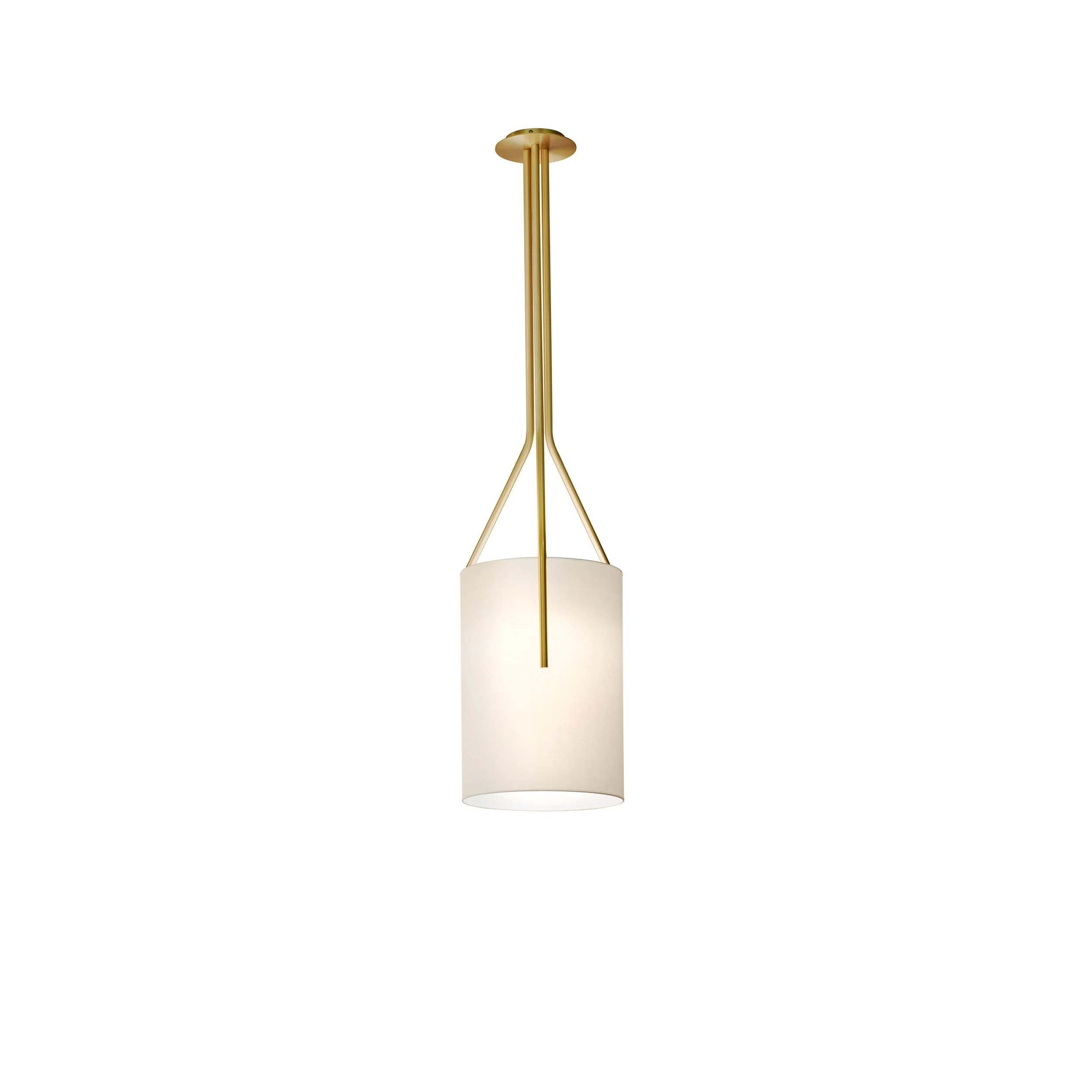 Lustra Chandelier LED 3-Lights Brass Modern - Image 30