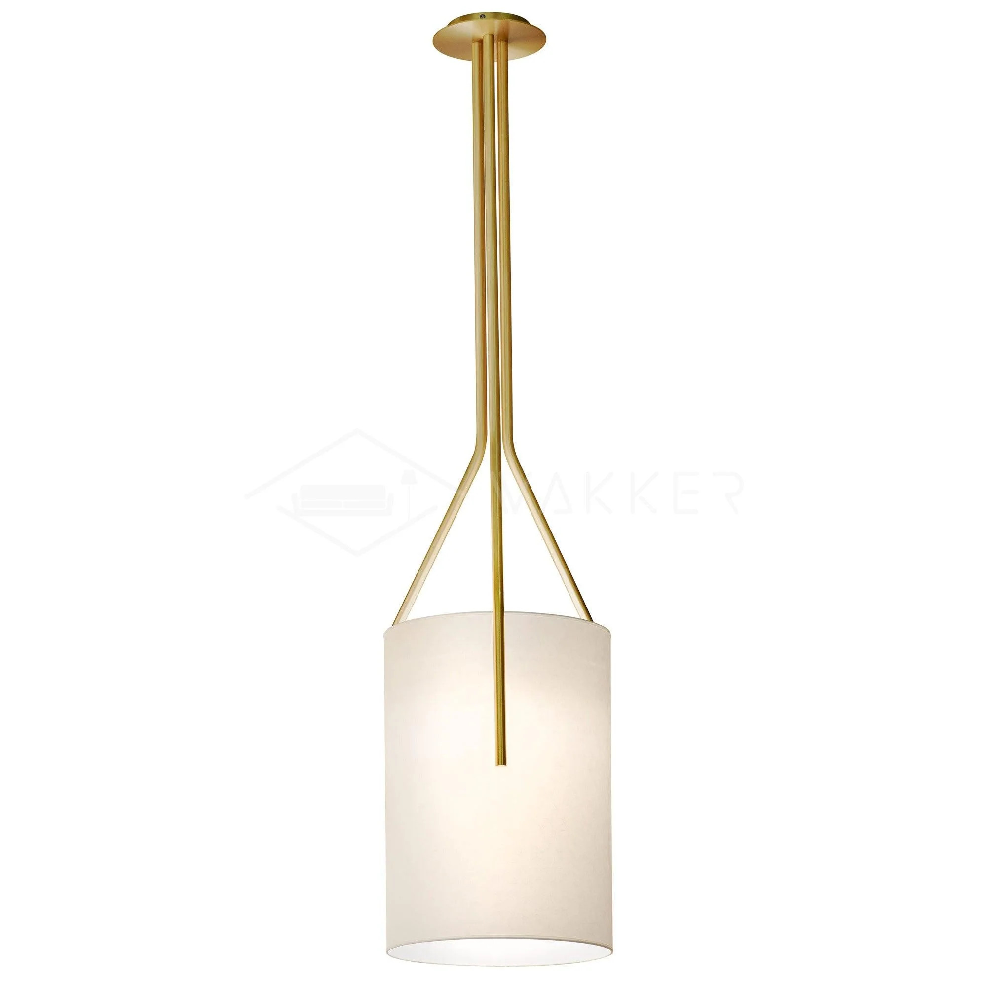 Lustra Chandelier LED 3-Lights Brass Modern - Image 48