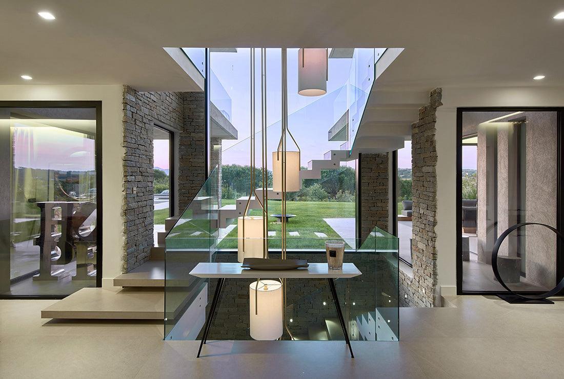 Lustra Chandelier LED 3-Lights Brass Modern - Image 60