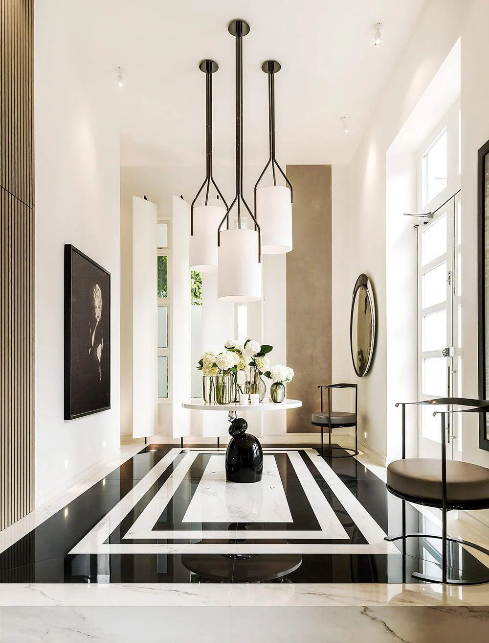 Lustra Chandelier LED 3-Lights Brass Modern - Image 71