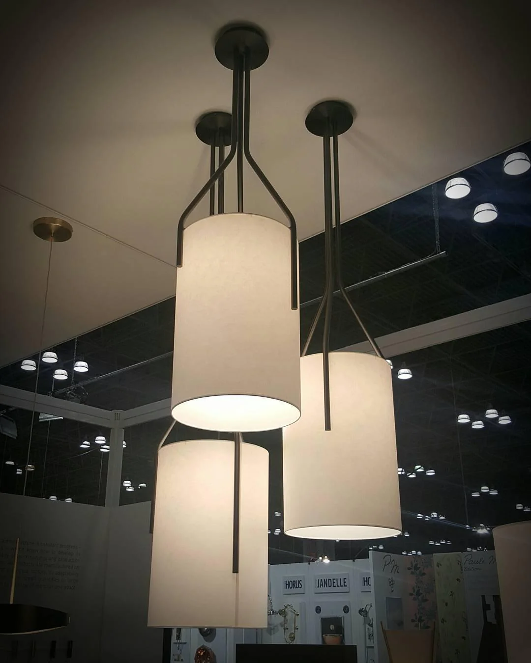 Lustra Chandelier LED 3-Lights Brass Modern - Image 73