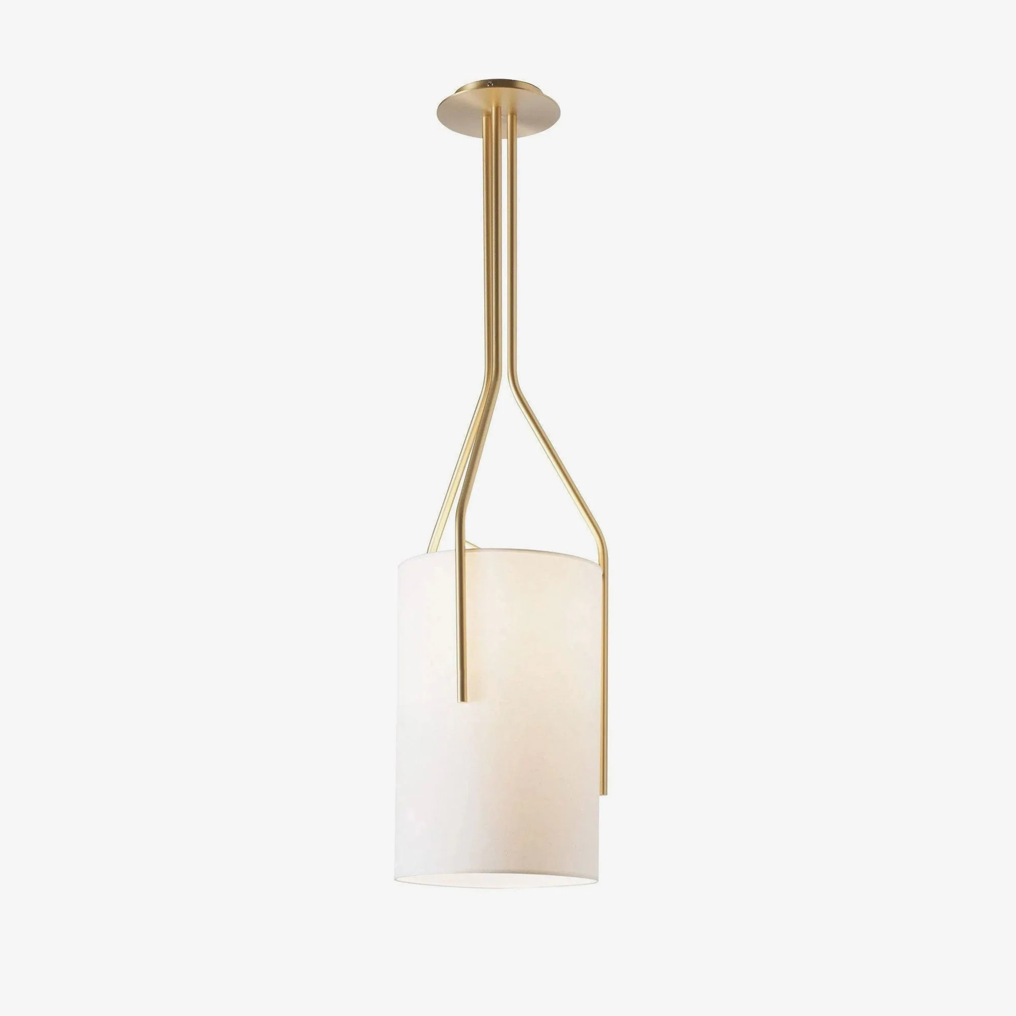 Lustra Chandelier LED 3-Lights Brass Modern - Image 83