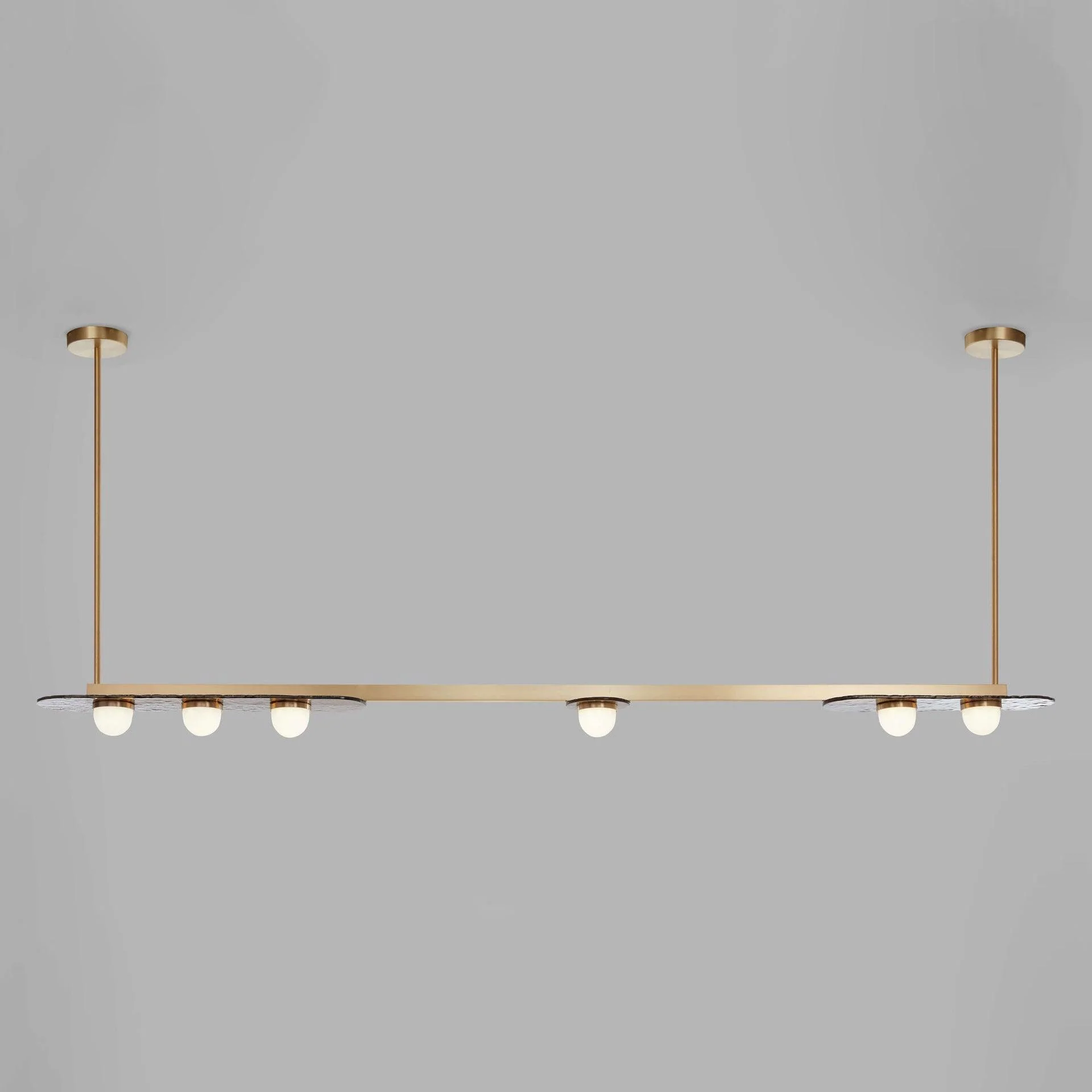 Lustra Chandelier LED Linear Gold Frame - Image 5