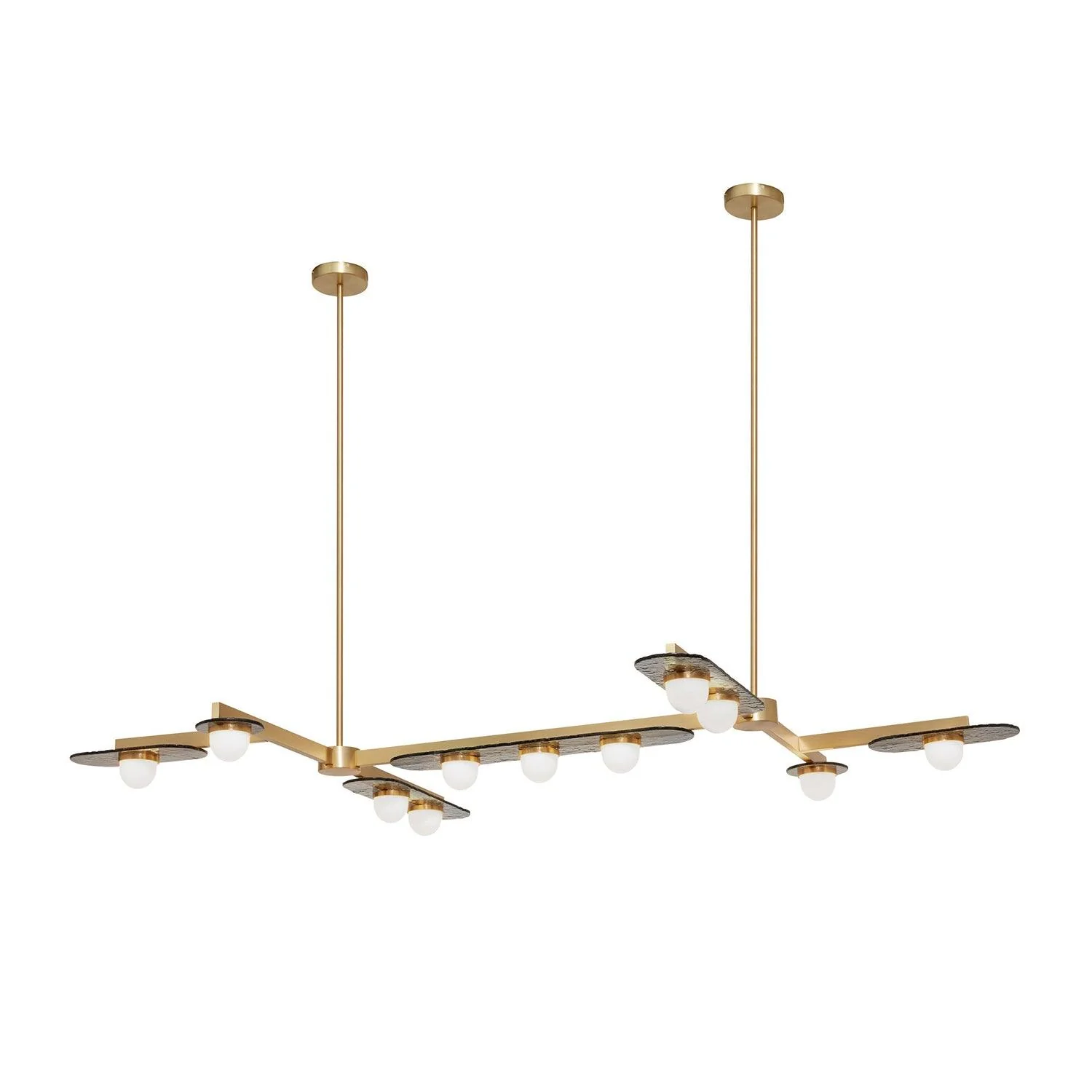 Lustra Chandelier LED Linear Gold Frame - Image 6