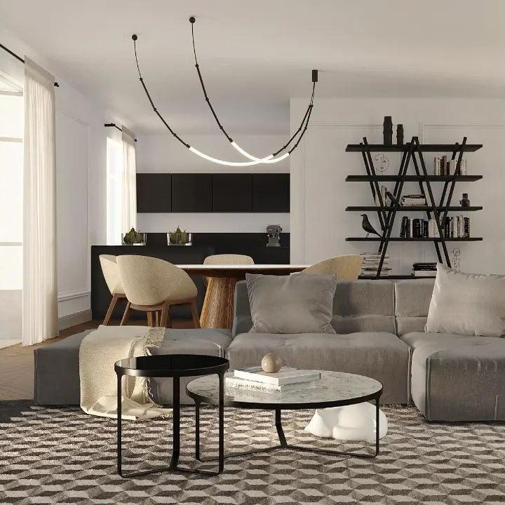 Lustra Chandelier Leda LED Flexible Modern Sculptural - Image 23