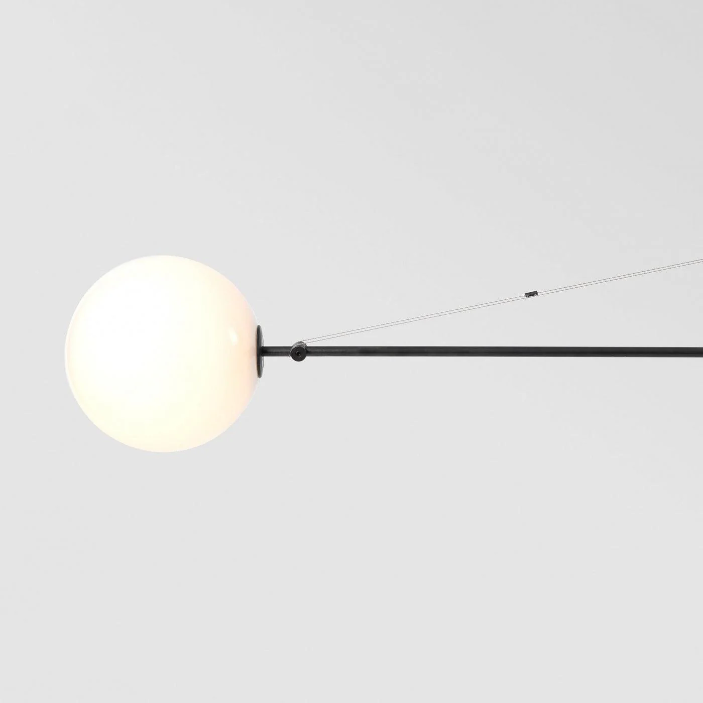 Lustra Chandelier Mobile Black Minimalist - Image 103
