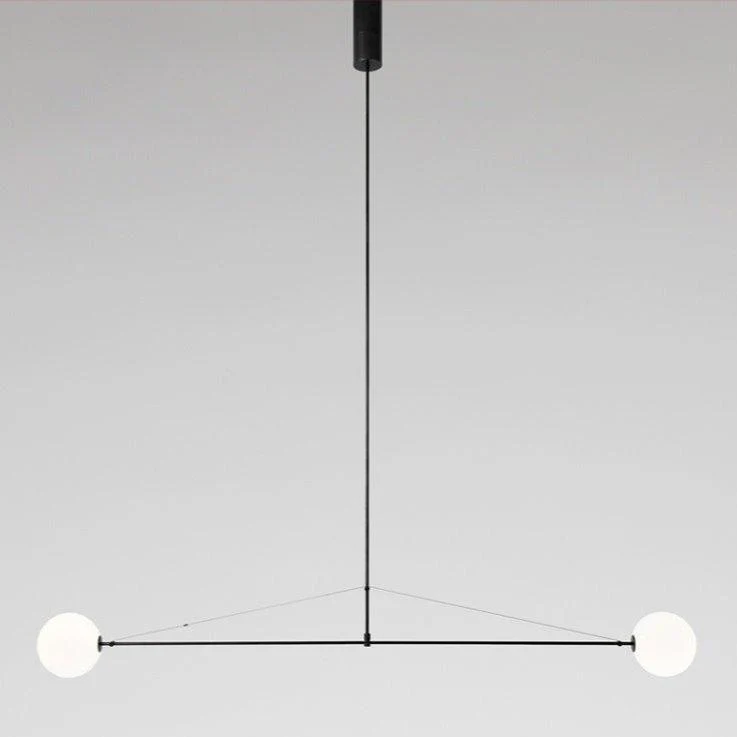 Lustra Chandelier Mobile Black Minimalist - Image 106