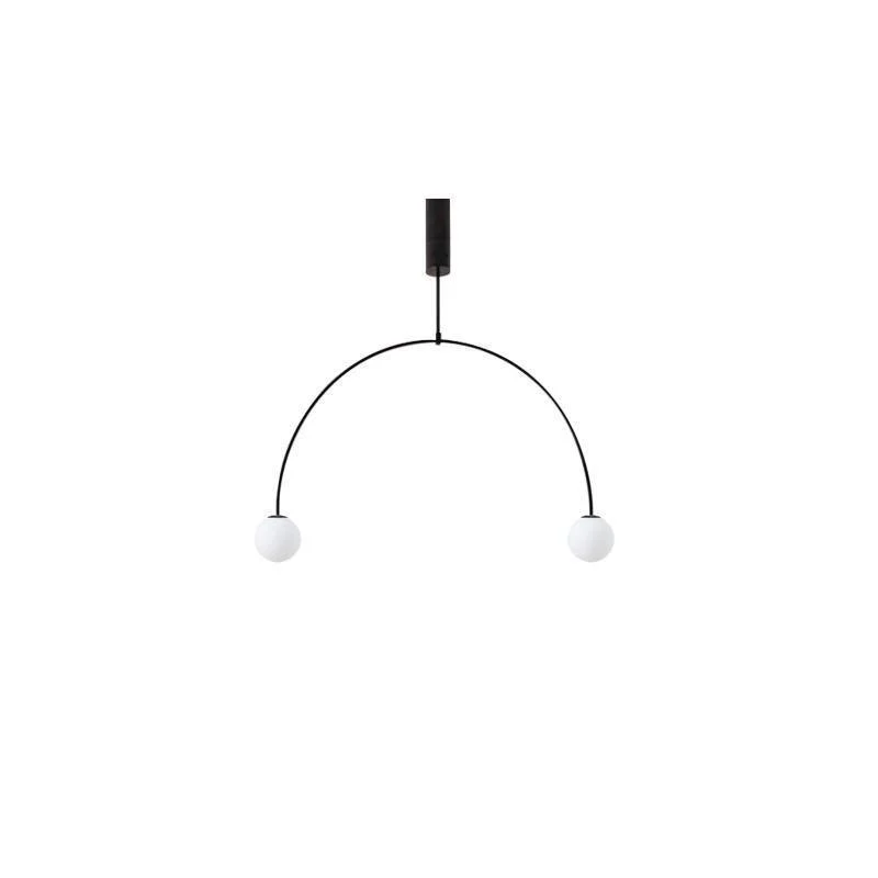 Lustra Chandelier Mobile Black Minimalist - Image 116