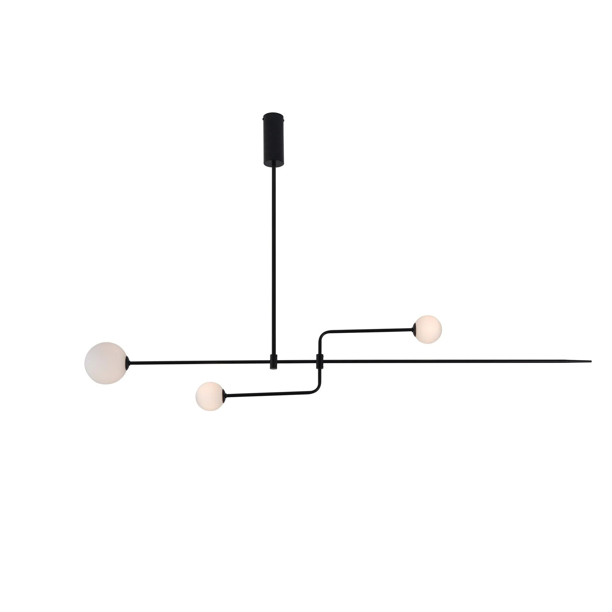 Lustra Chandelier Mobile Black Minimalist - Image 126