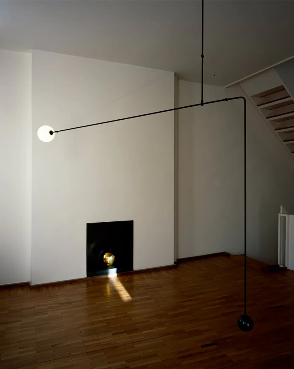 Lustra Chandelier Mobile Black Minimalist - Image 157