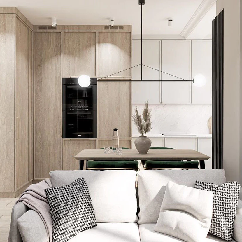 Lustra Chandelier Mobile Black Minimalist - Image 169