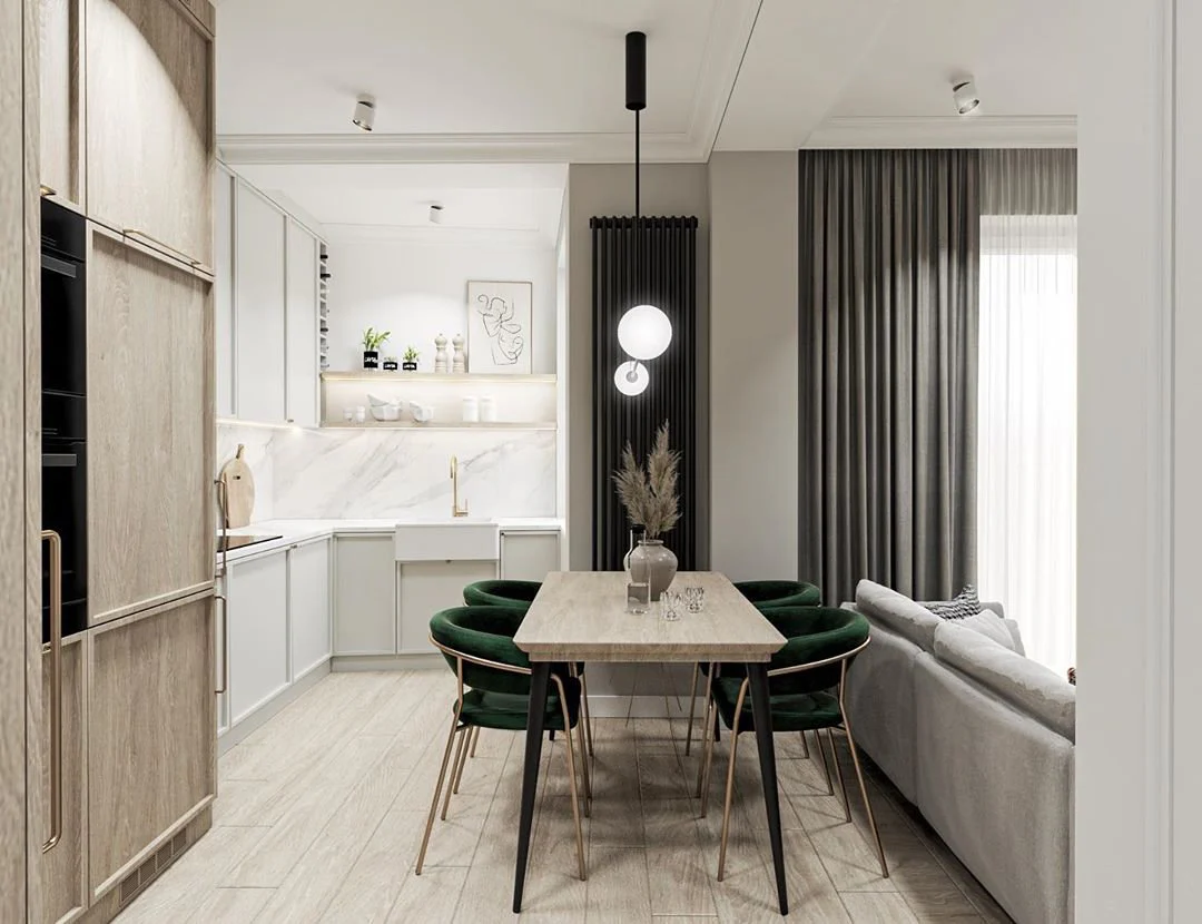 Lustra Chandelier Mobile Black Minimalist - Image 171