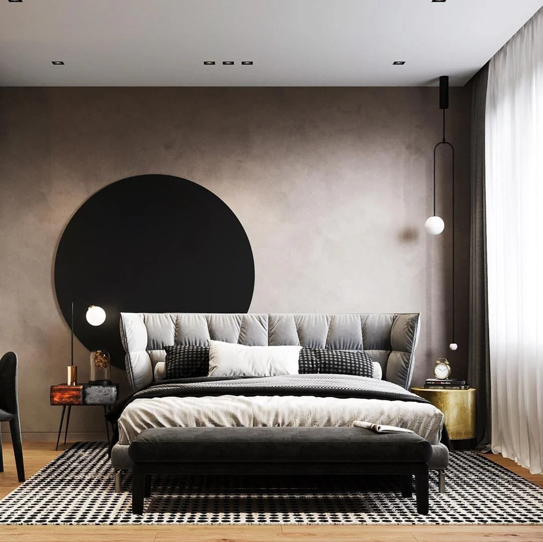 Lustra Chandelier Mobile Black Minimalist - Image 172
