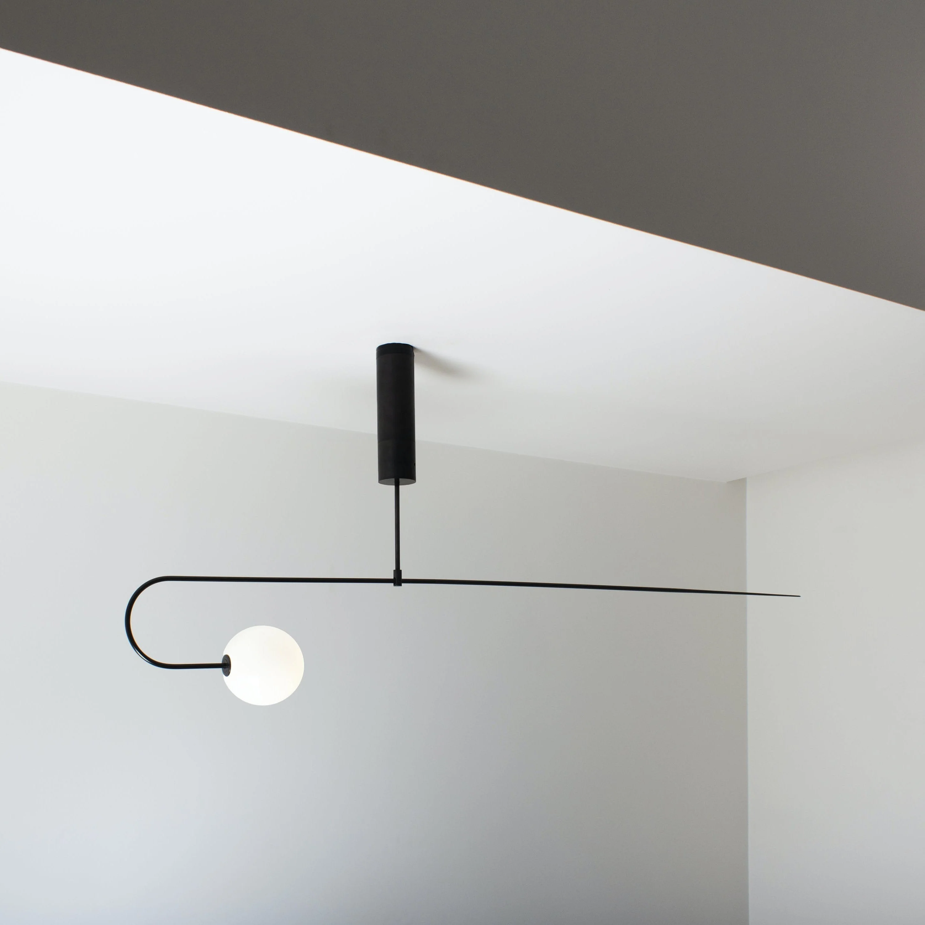 Lustra Chandelier Mobile Black Minimalist - Image 210
