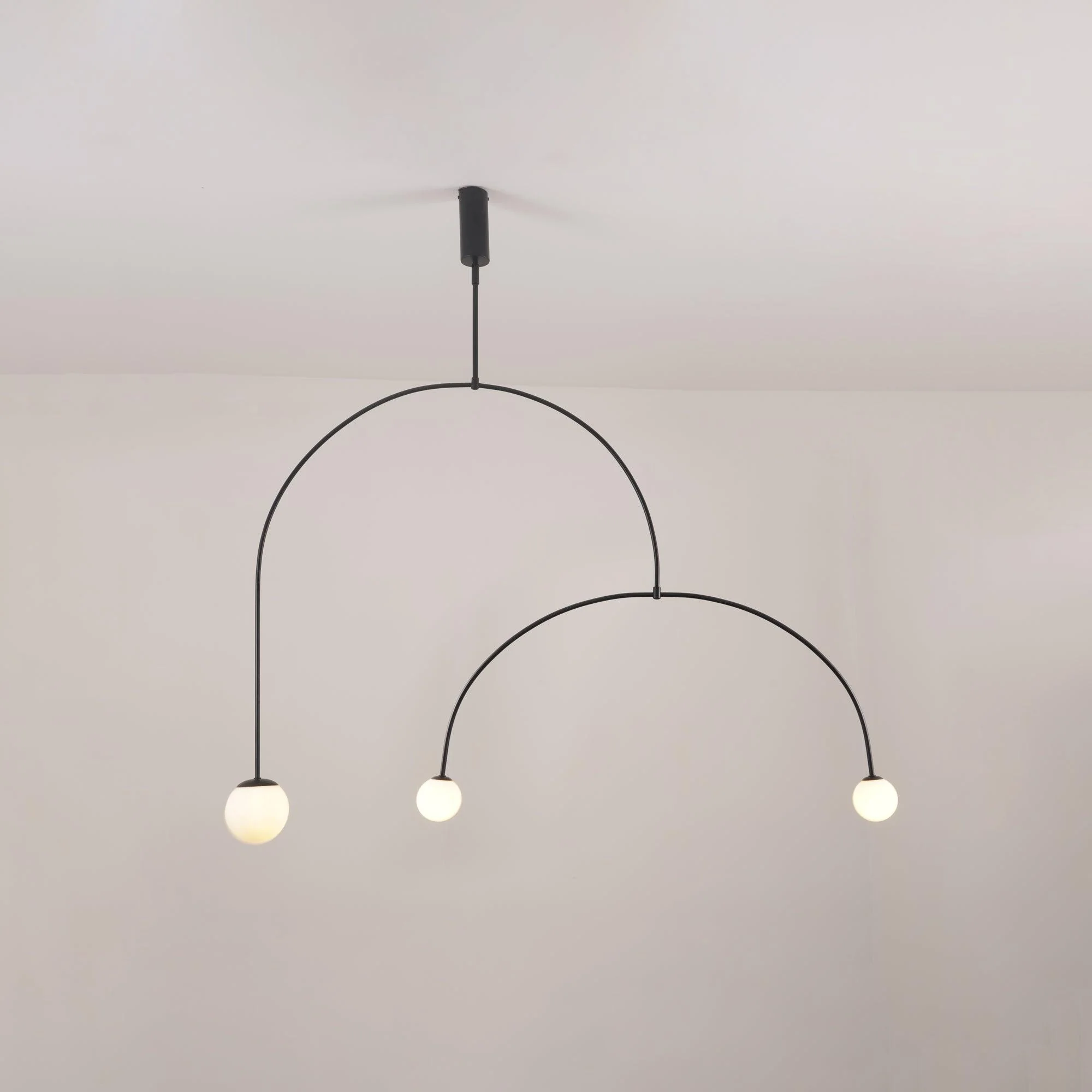 Lustra Chandelier Mobile Black Minimalist - Image 25