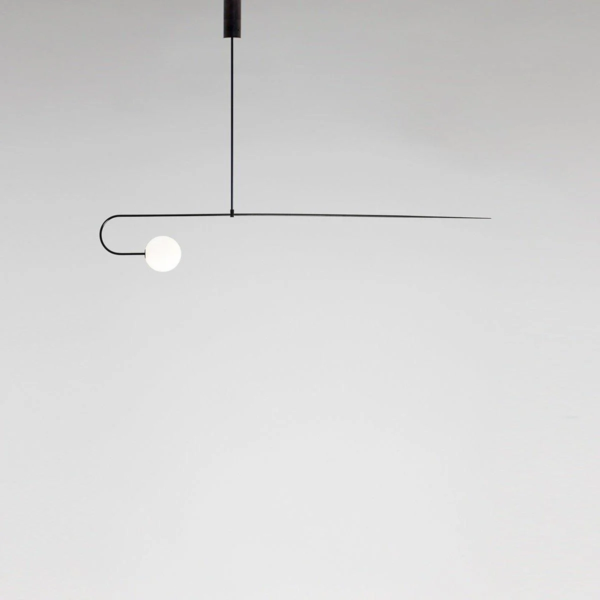 Lustra Chandelier Mobile Black Minimalist - Image 31