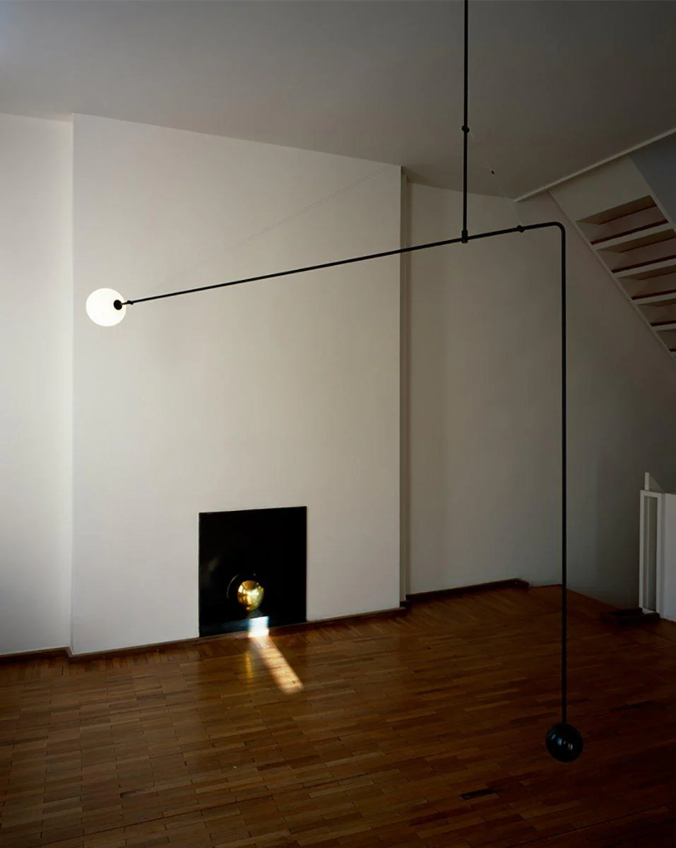 Lustra Chandelier Mobile Black Minimalist - Image 50