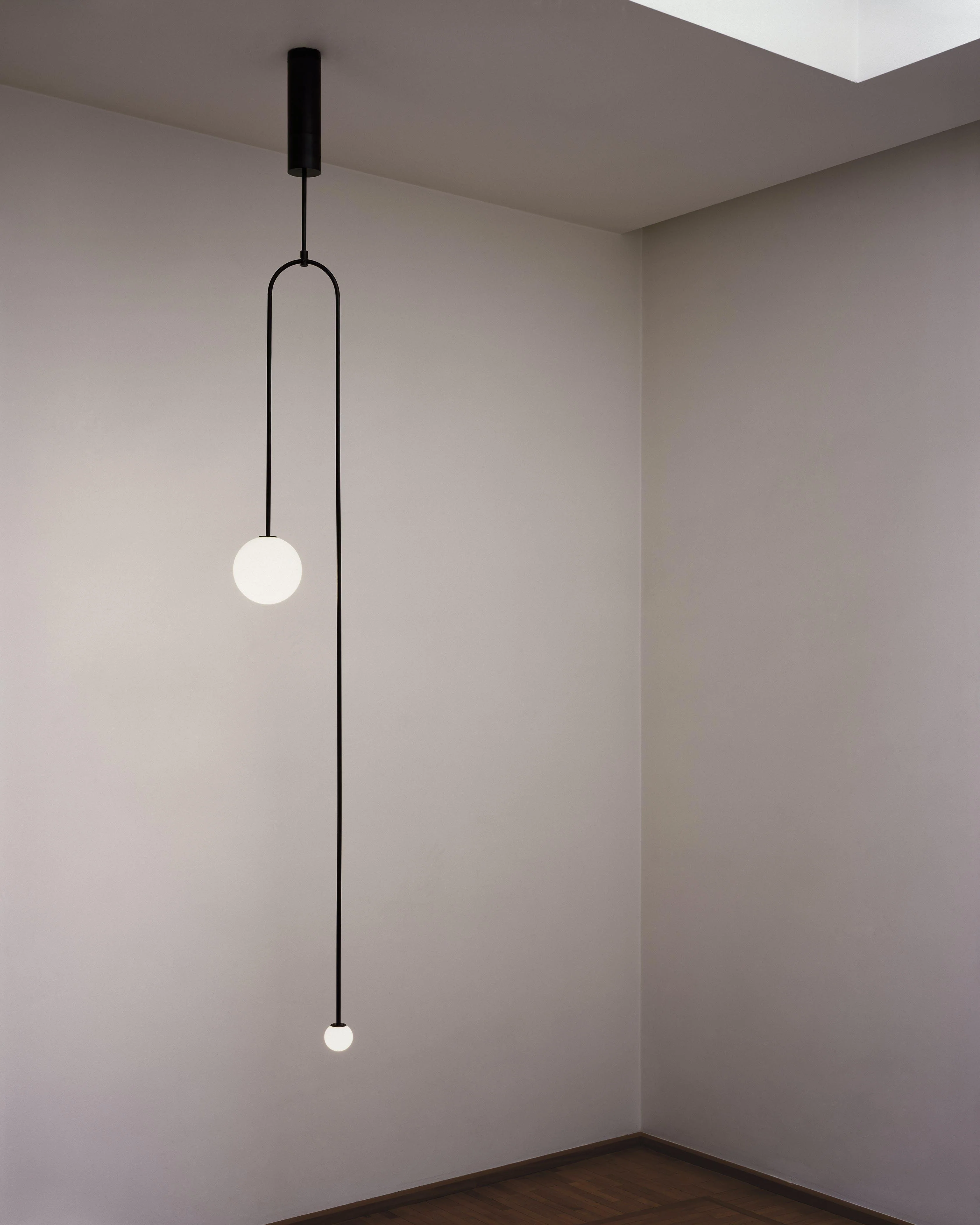 Lustra Chandelier Mobile Black Minimalist - Image 72