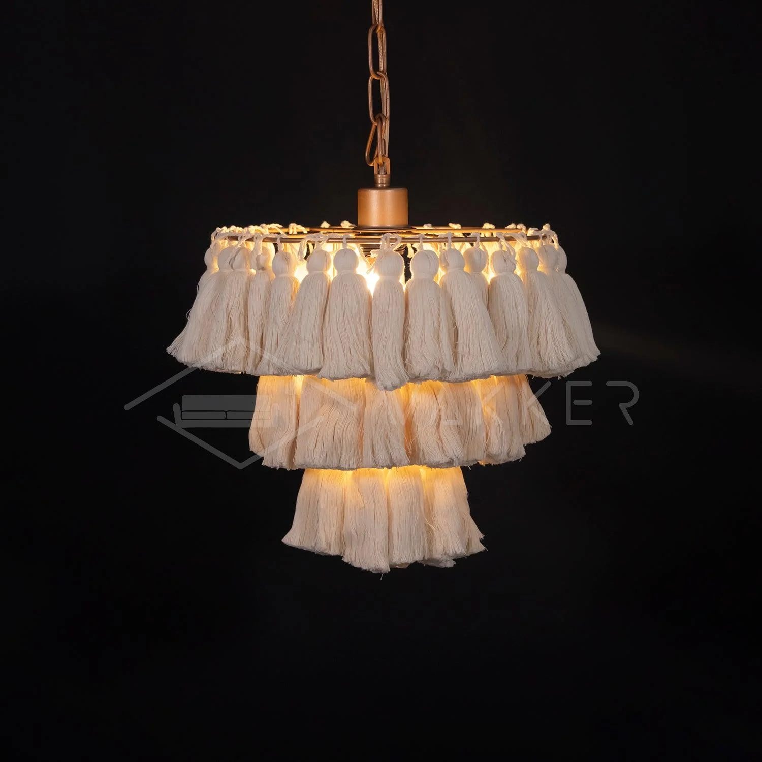 Lustra Chandelier Pink Bohemian Chic - Image 21