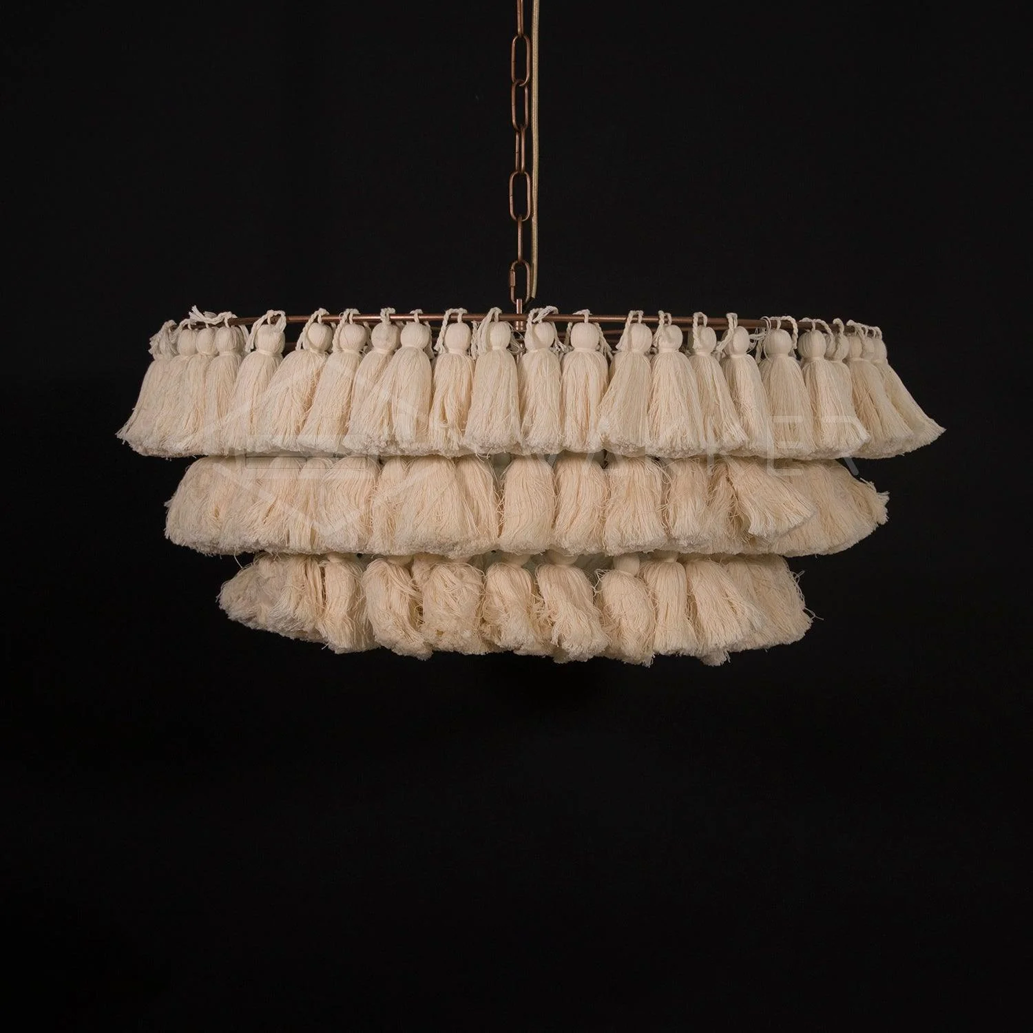 Lustra Chandelier Pink Bohemian Chic - Image 9