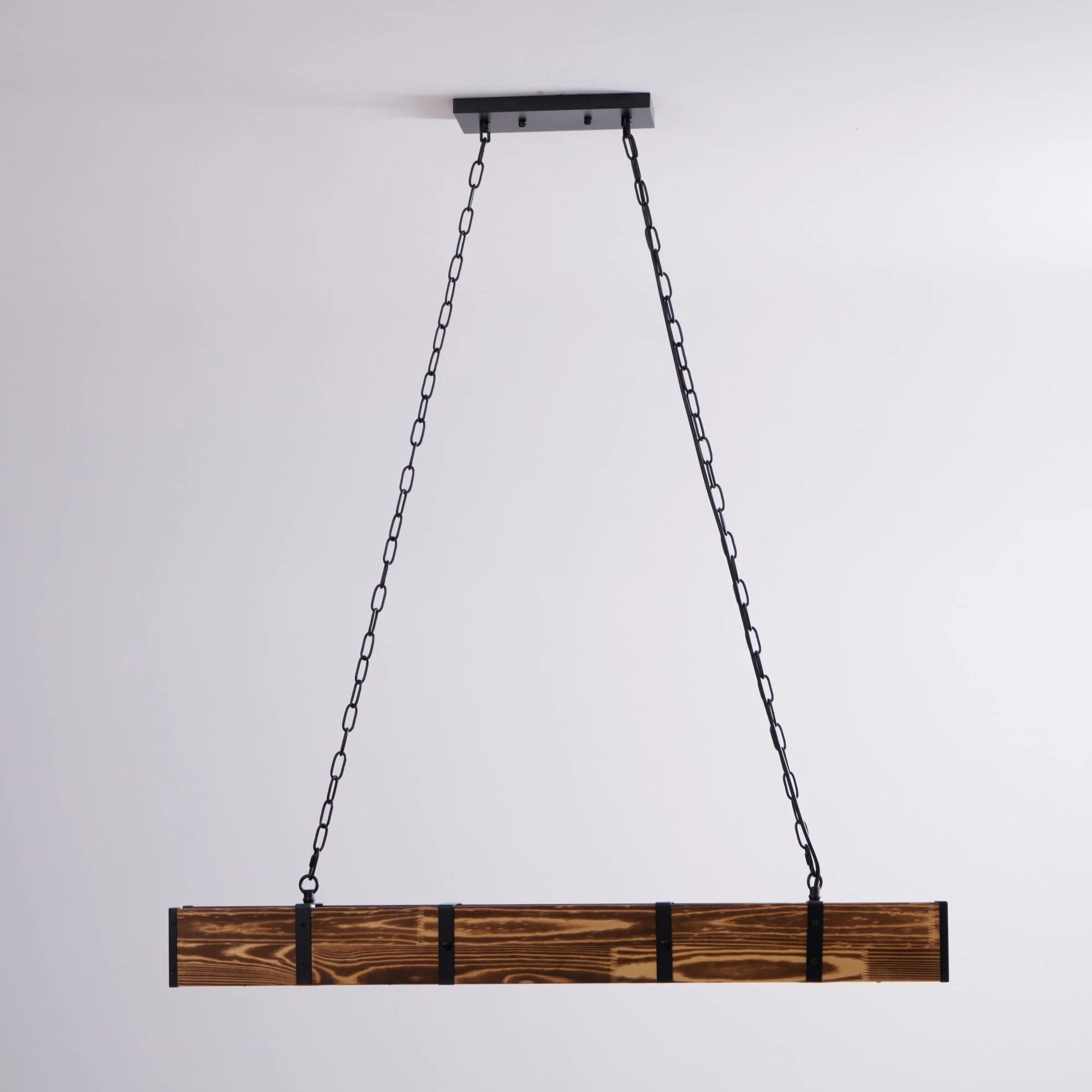 Lustra Chandelier Pleva Linear Natural Wood - Image 12