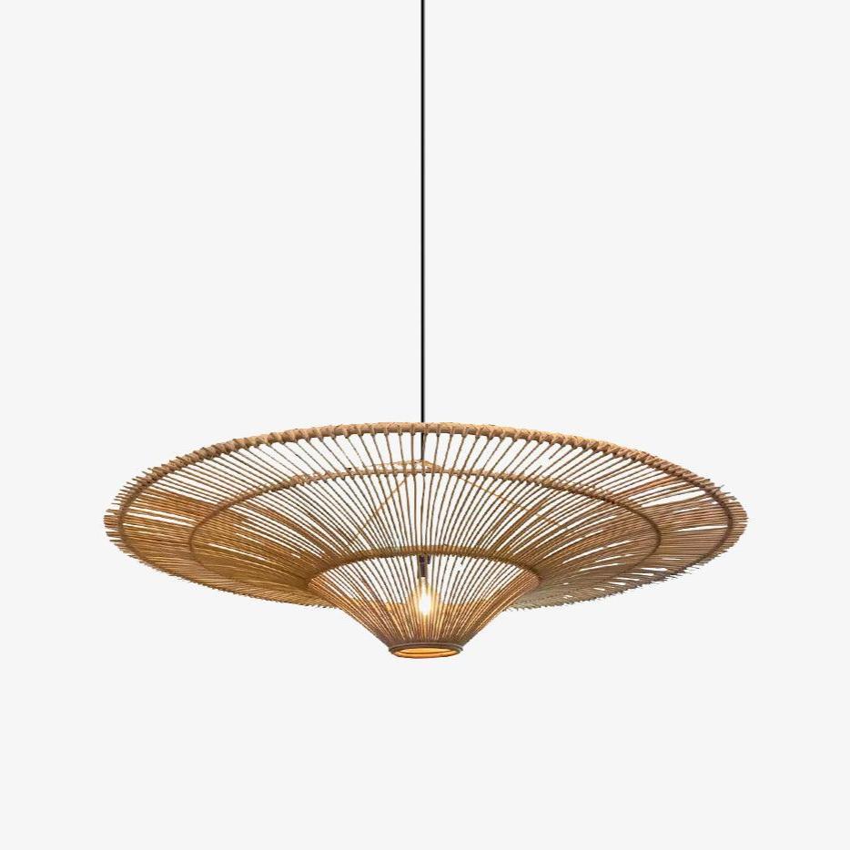 Lustra Chandelier Rattan Natural - Image 7
