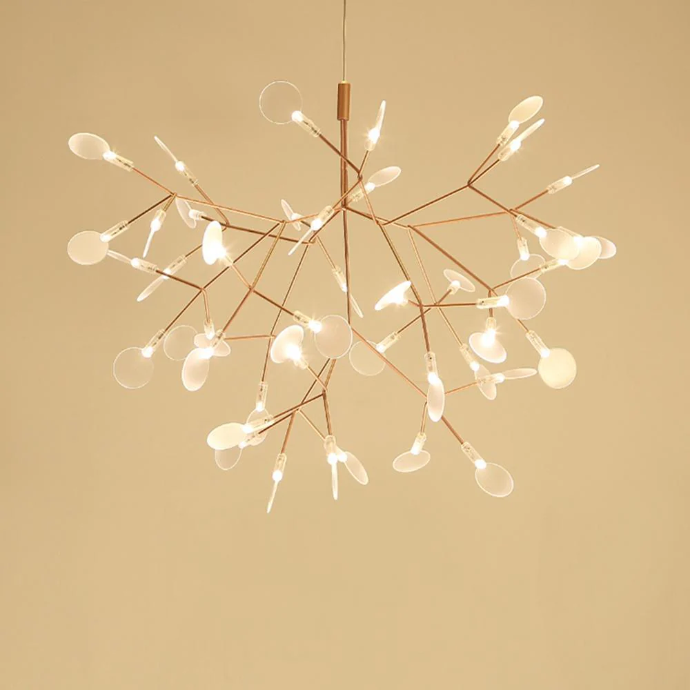 Lustra Chandelier Rose Gold Firefly LED Branch - Image 14