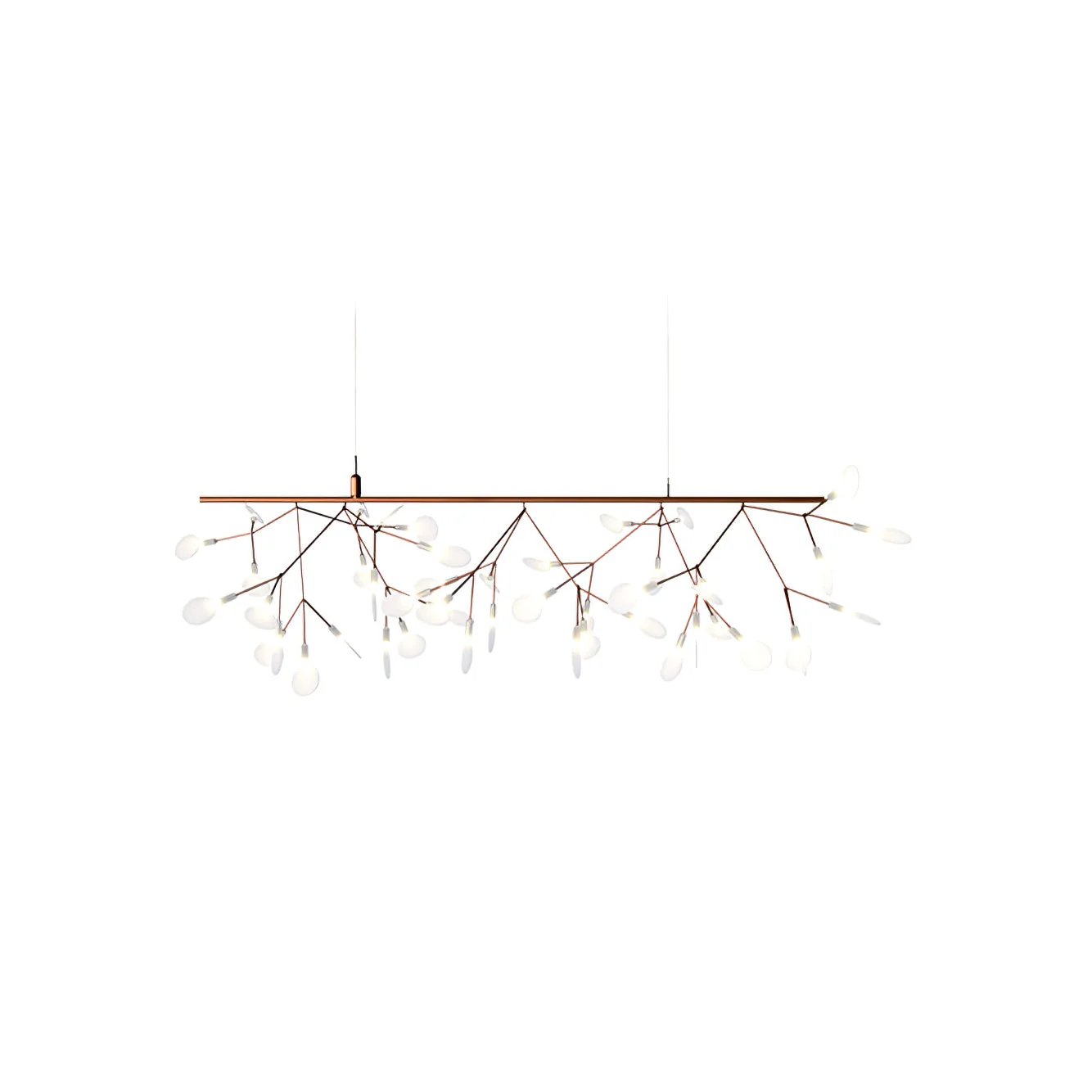 Lustra Chandelier Rose Gold Firefly LED Branch - Image 42