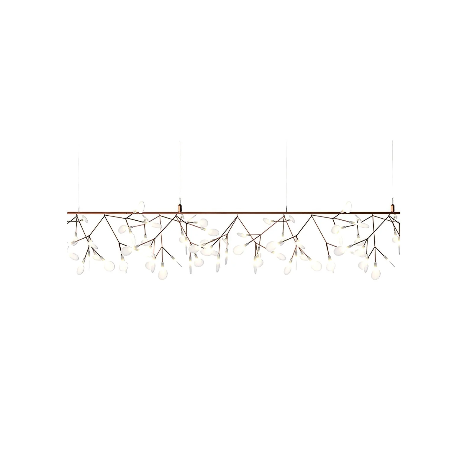 Lustra Chandelier Rose Gold Firefly LED Branch - Image 46