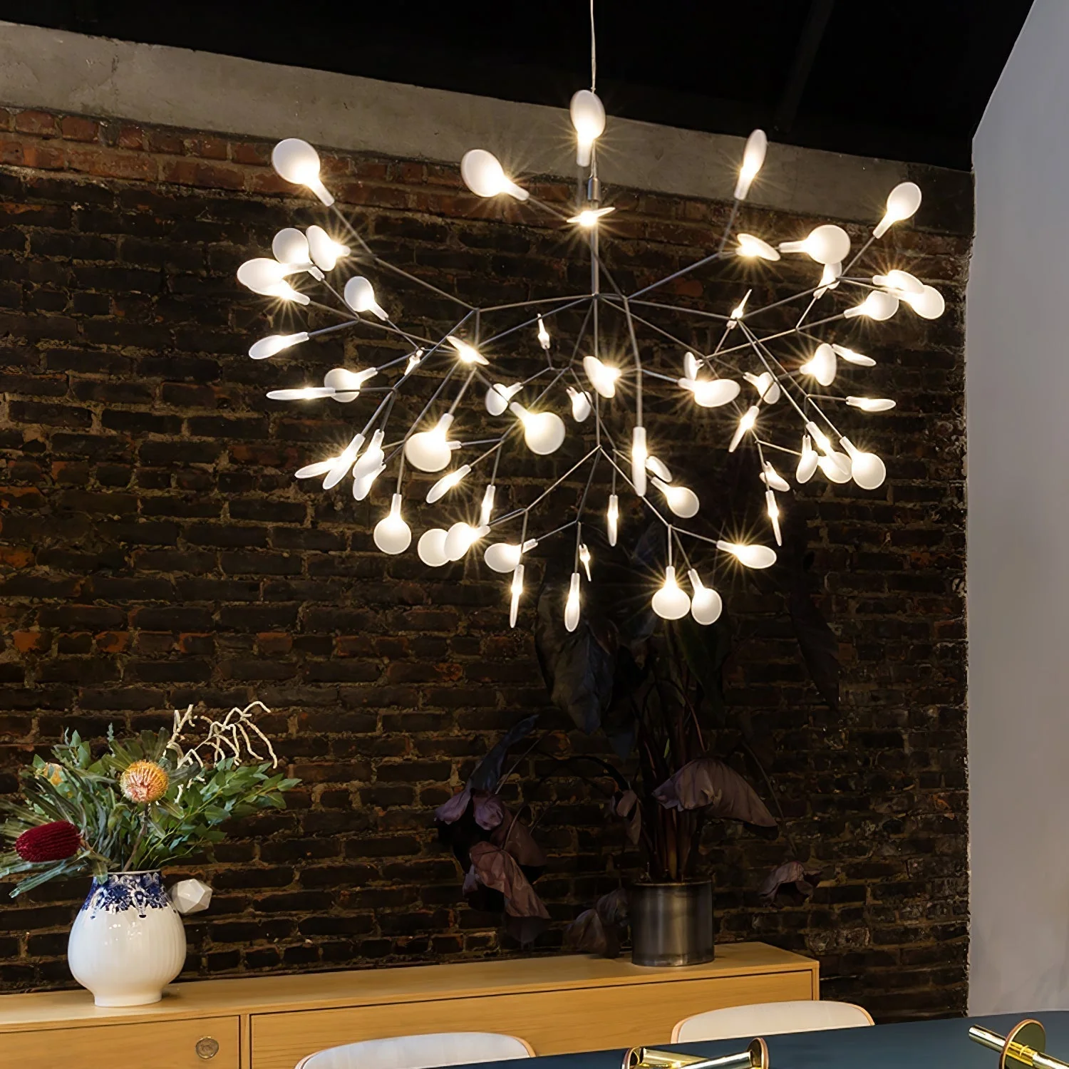 Lustra Chandelier Rose Gold Firefly LED Branch - Image 57