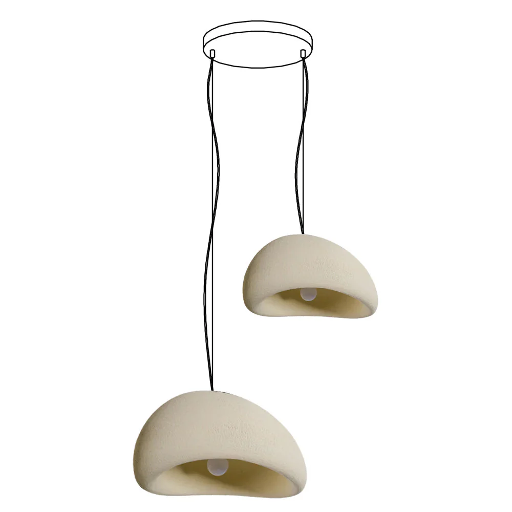 Lustra Chandelier Rough Combination Wabi-Sabi - Image 115