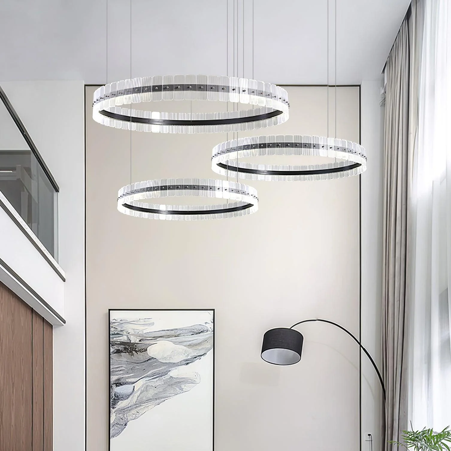 Lustra Chandelier Saturno LED with Blocks - Image 22