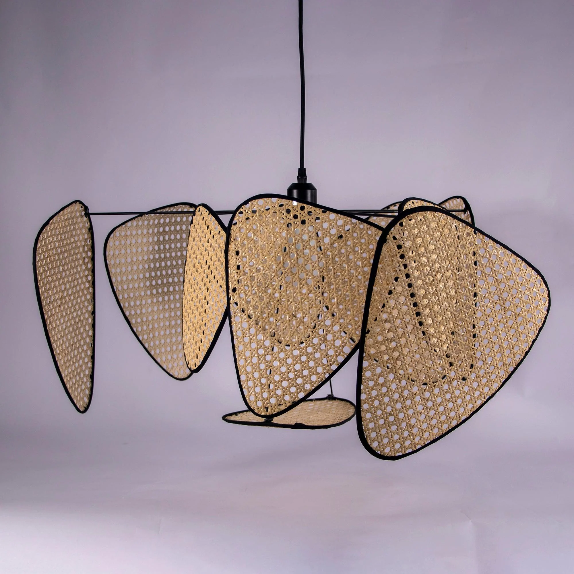 Lustra Chandelier Screen Cannage Suspension Retro - Image 18